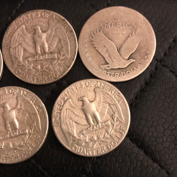 90% silver coins American quarters - Picture 8 of 17